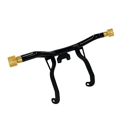 Motorcycle bumper series Touring Glide Road - yellow-yellow-roller