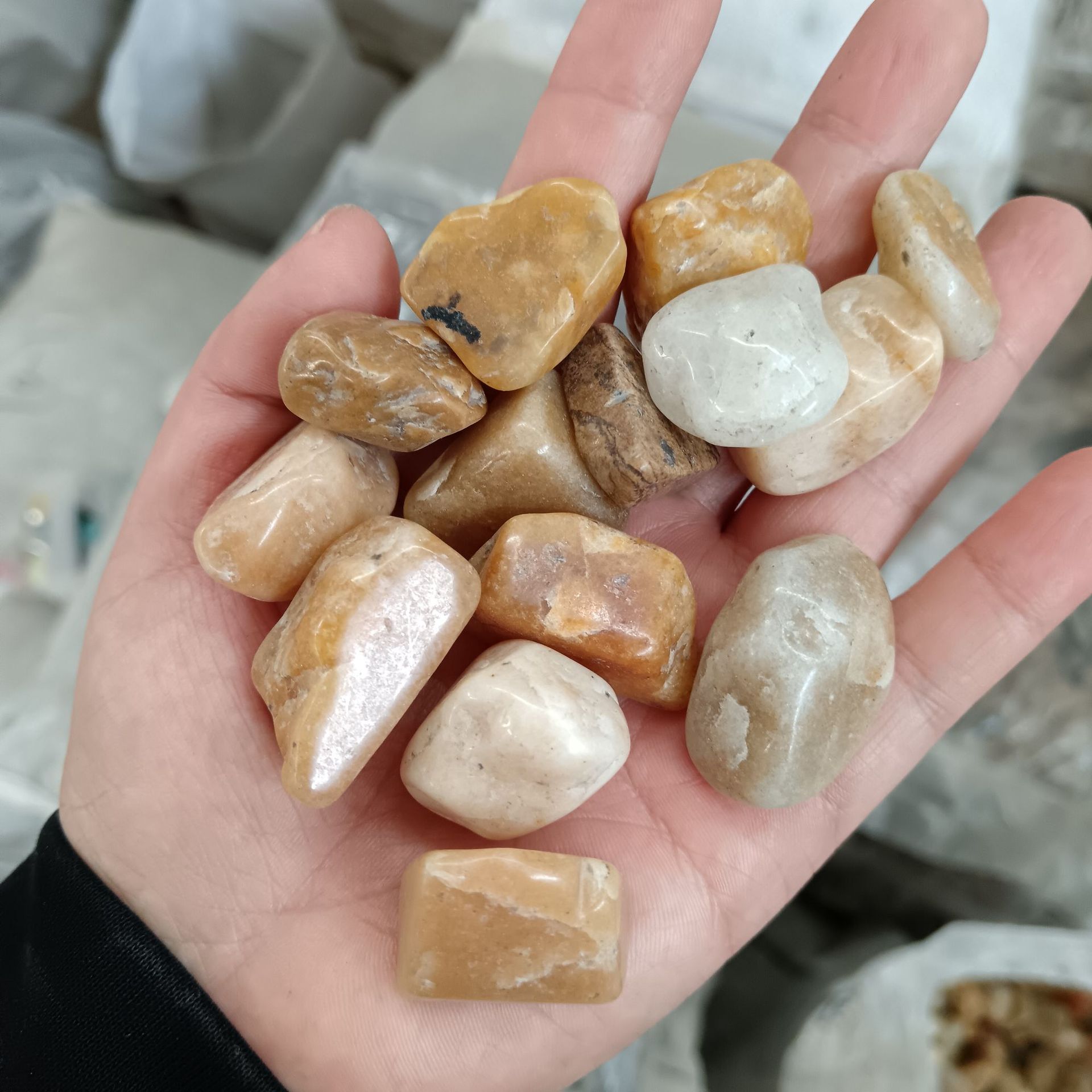 老黄玉500g / 15-20mm
