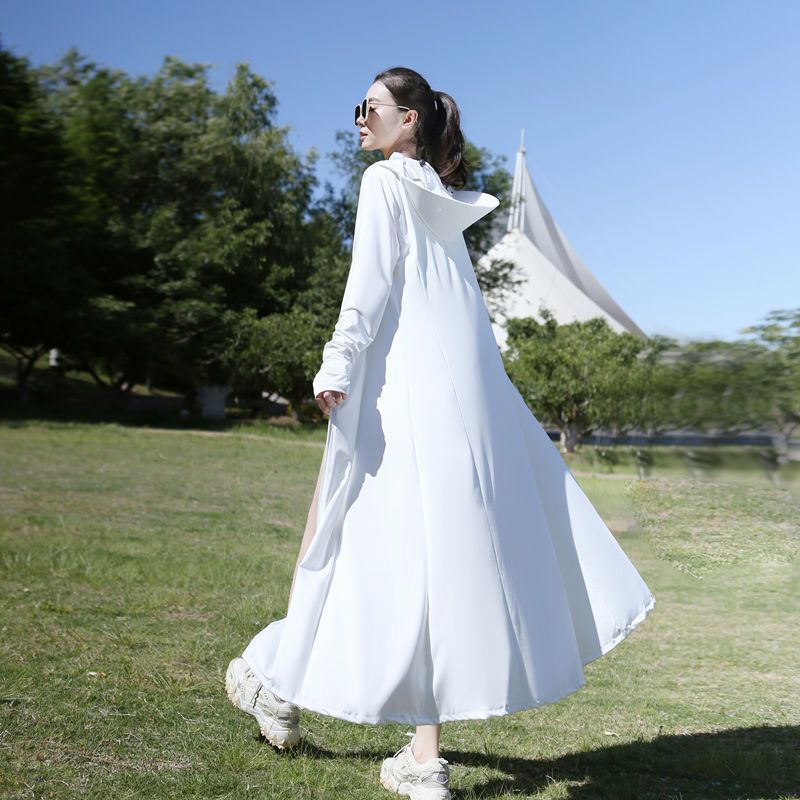 TC 【28万人の賞賛】アイスシルク 日焼け止め服 レディース ロング 2025夏新作 薄手 全身UVカット|undefined