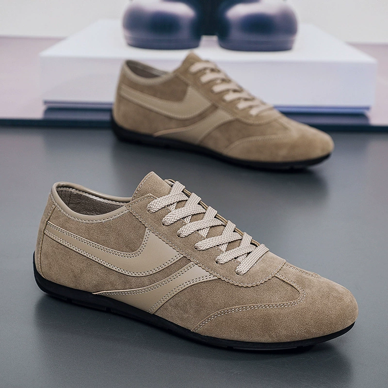 Мужская повседневная обувь модная ретро немецкая обувь дышащая плоская обувь