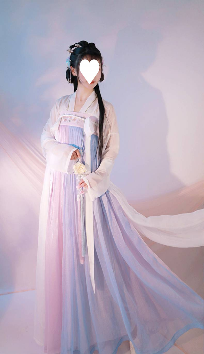 春樱汉服女齐胸齐腰襦裙古风学生超仙气中国风大袖衫古装套装-阿里巴巴
