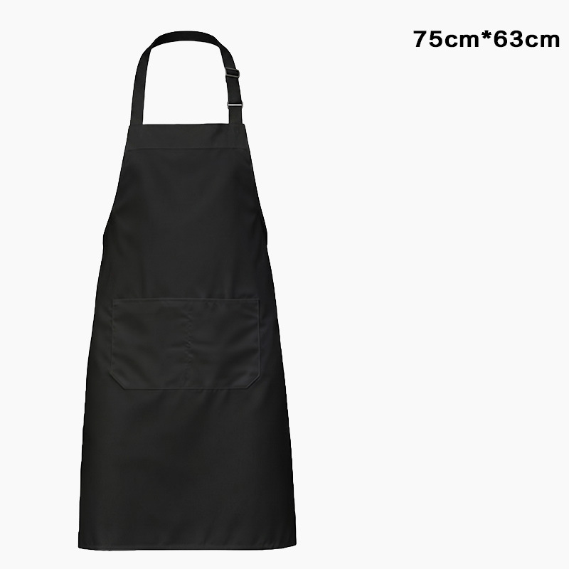 Nuevo delantal impermeable de comercio exterior transfronterizo para dibujar logotipo de impresión correa ajustable cocina delantal de comedor image 13