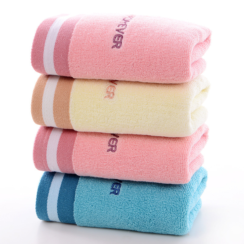 Factory direct 40*90 thickened cotton towel wholesale adult soft absorbent bath towel cotton household