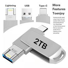 跨境批发U盘礼品适用苹果手机u盘64g/128g/512GB/1TB/2TB外贸采购