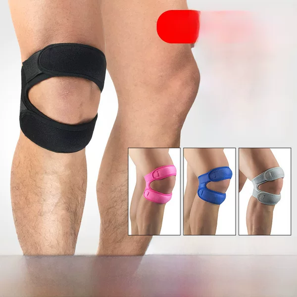 Patella Belt Knee Brace for Sports, Running, Summer Compression, Men's and Women's Basketball, Mountaineering, Cycling, Fitness Protective Gear