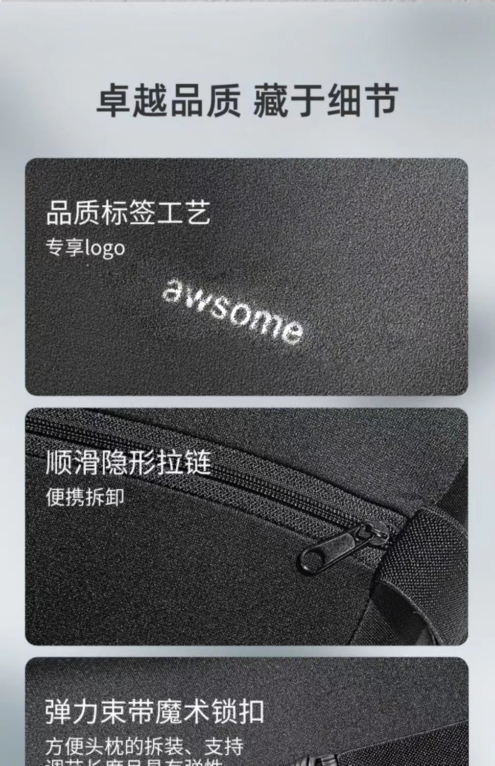 Cross-border Hot Selling Car Headrest Waist Memory Foam Shoulder Pillow Car Pillow Waist Home Cushion Automotive Products