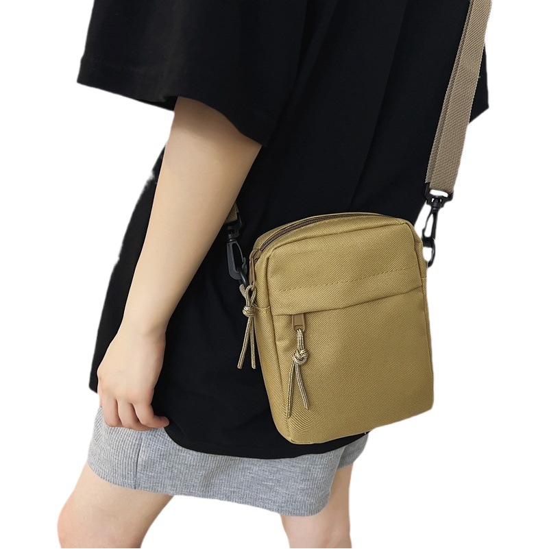 Boys' Forest Fashion Trendy Sports Small Shoulder Bag Chest Bag Casual Mobile Phone Bag Shoulder Bag Casual Waist Bag Crossbody Bag