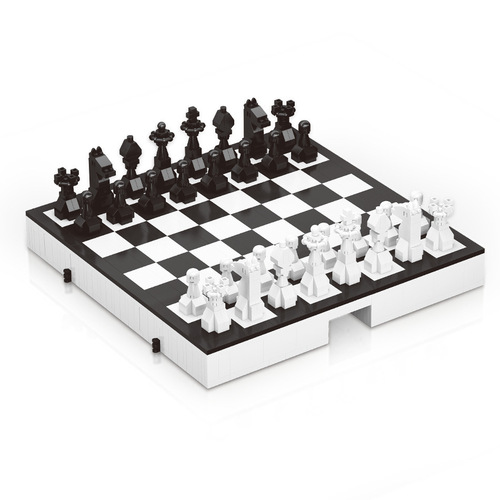 Cross-border magic micro-particle building blocks Chinese chess, Go, international chess, beast chess, children's teaching aids gift