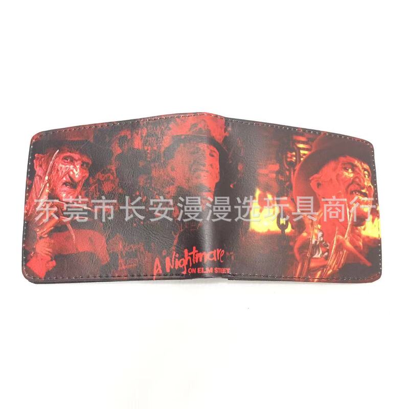 Horror Movie a Nightmare on Elm Street Peripheral Wallet Saw Men's and Women's Pu 80% off Short Wallet V for Vendetta Horror Movie a Nightmare on Elm Street Peripheral Wallet Saw Men's and Women's Pu 80% off Short Wallet V for Vendetta