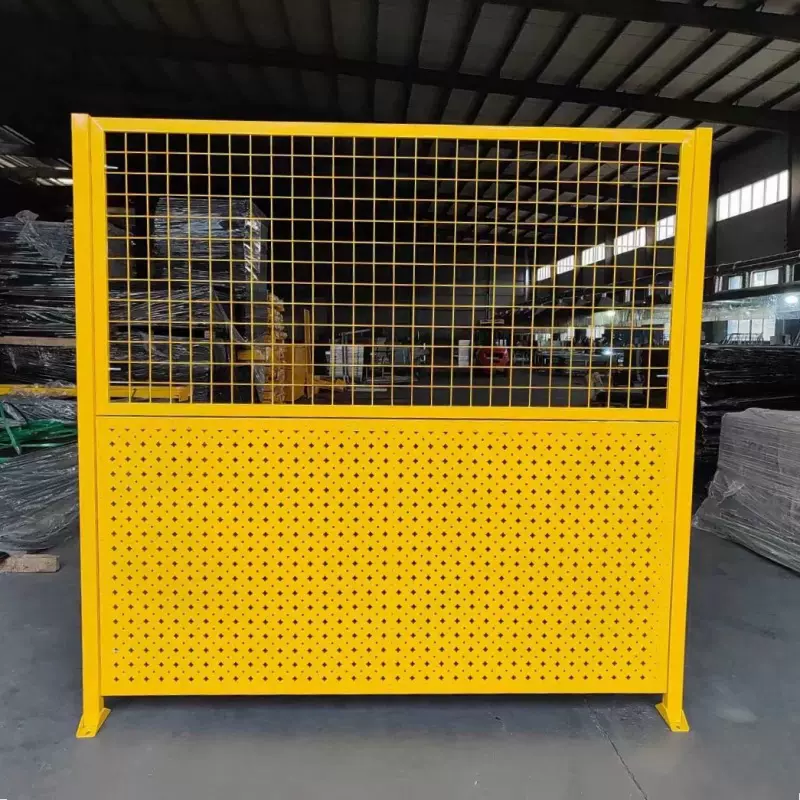 定制工厂围栏冲孔板围档栅栏铁丝网护栏网设备防护网移动隔断网