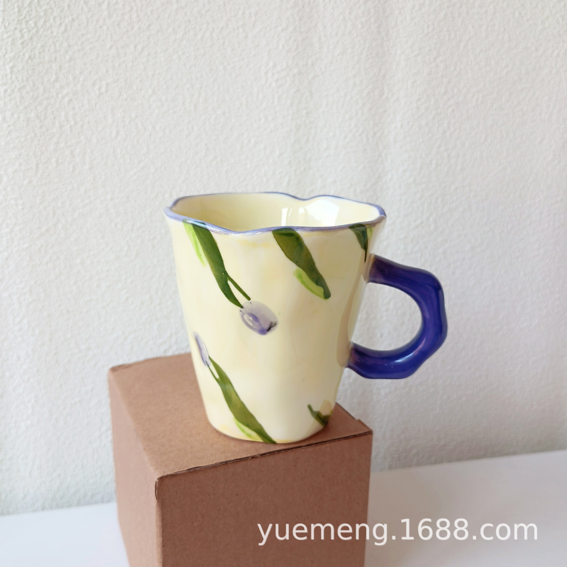 High cup of yellow bottom tulip