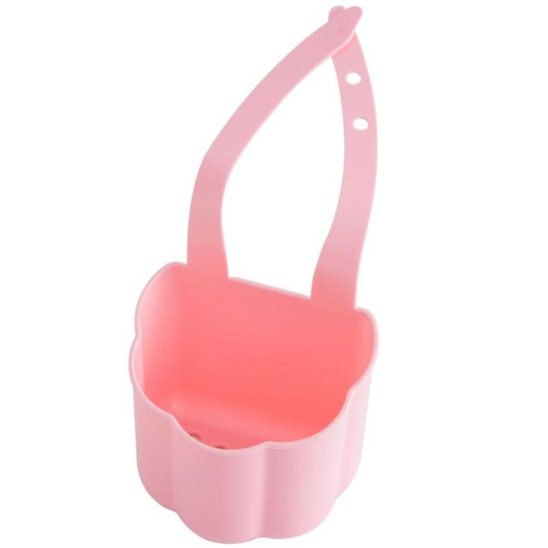 Kitchen sink drain basket hanging bag faucet sponge rack vegetable washing sink free punching storage hanging basket_voghion.com