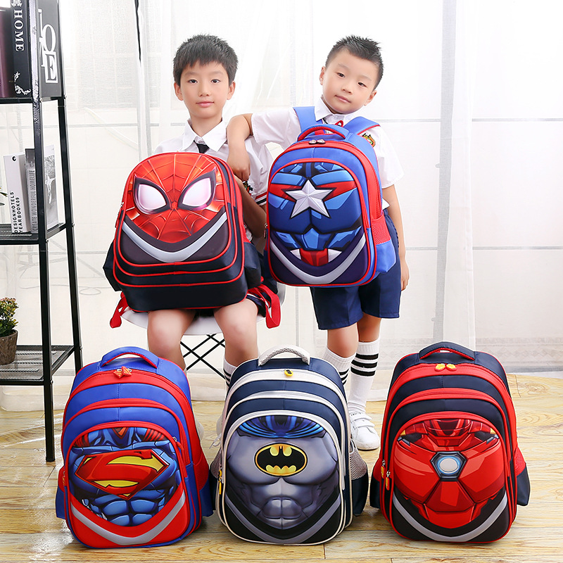 儿童肌肉款书包小学生一二三四五六年级男款卡通双肩包透气轻便