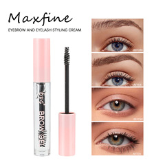 Cross-border makeup bvg transparent eyebrow and eyelash styling cream, slim and curling, no smudging, no makeup removal, English packaging