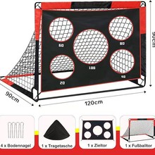 1.2米便携式儿童足球门户外运动足球网折叠矩形帐篷球门冰球网