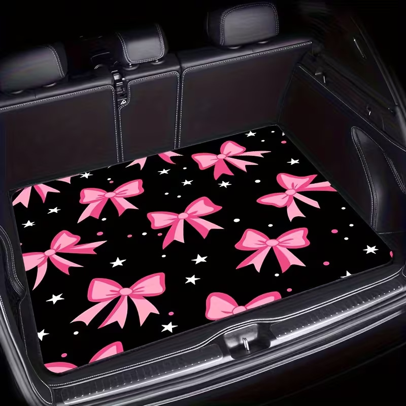 Cross-border best-selling fresh floral car trunk mat, interior decoration mat, dirt-resistant, easy to clean, dust-proof mat