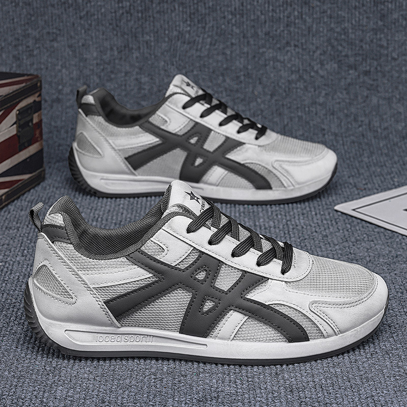 2026 verano nuevo estilo de moda transpirable tendencia de malla ligera y cómoda suela suave hombre casual versátil tendencia de zapatos Gump