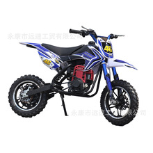 新款K6小型儿童摩托车汽油版电启动电动车沙滩车越野车山地小高赛