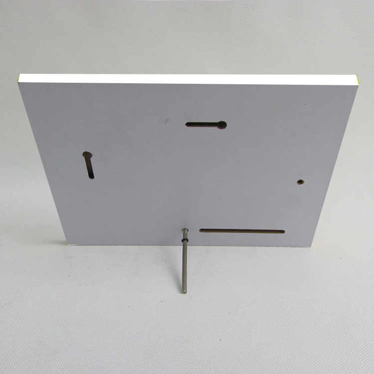 拉米娜水晶板画 拉菲版画黑色斜边PVC白色直边空白半成品批发