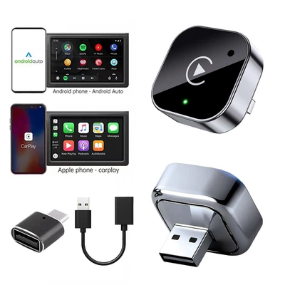 Simsiz Carplay Box Android Adapteri, iPhone və Android ilə Gecikməsiz Uyğun