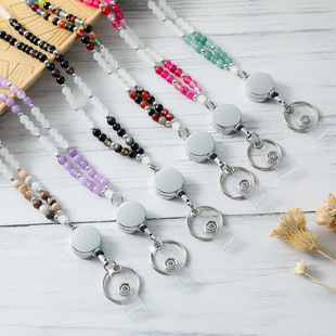 ��Ȼʯ���龎�K��lanyard necklace�֙C耳׹�����������ϵ���