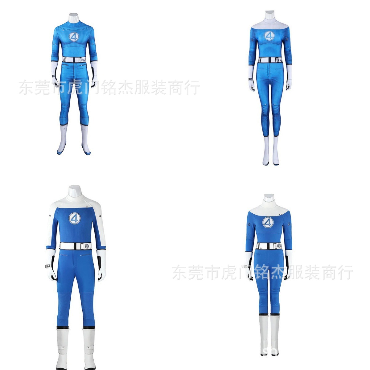 2025 Cross-Border New Style Fantastic Four: First Show Cos Role-Playing Male and Female One-Piece Animation Stage Costumes