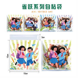 亚马逊新款女孩男孩礼品袋派对GRAD糖果袋雪花酥烘焙饼干曲奇点心