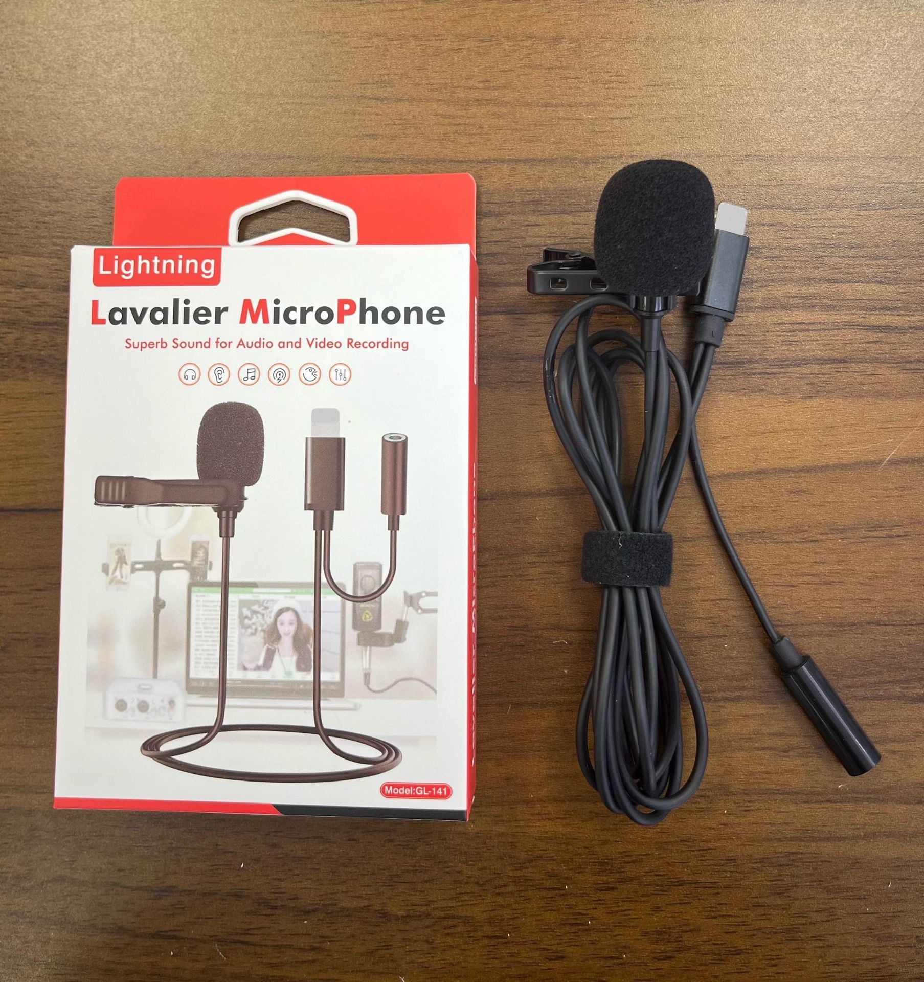 Cable de extensión de abeja cámara de teléfono móvil SLR grabación especial de K canción chatter entrevistas en vivo collar clip micrófono