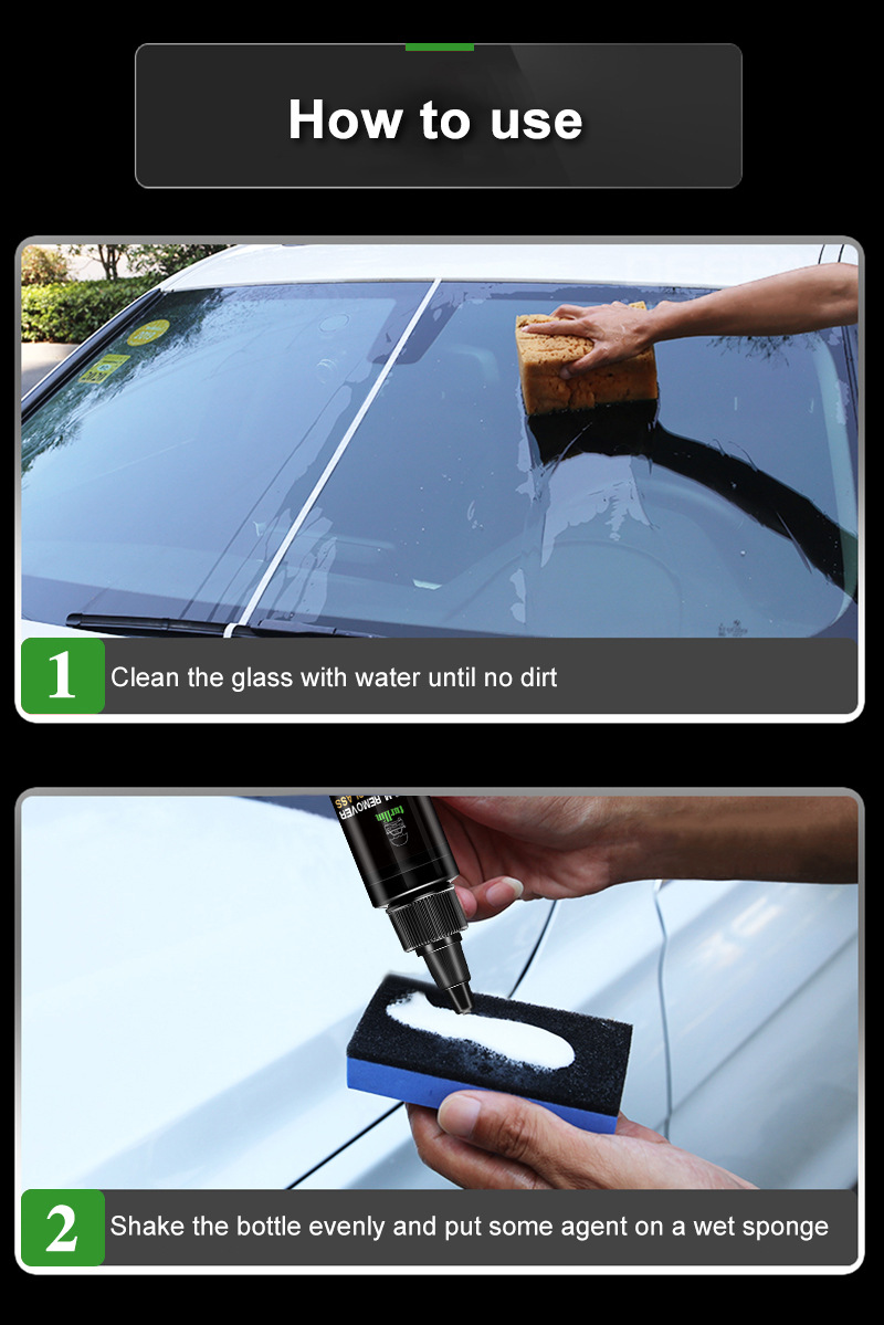 JB-XPCS-20 car glass oil film removal paste windshield cleaner
