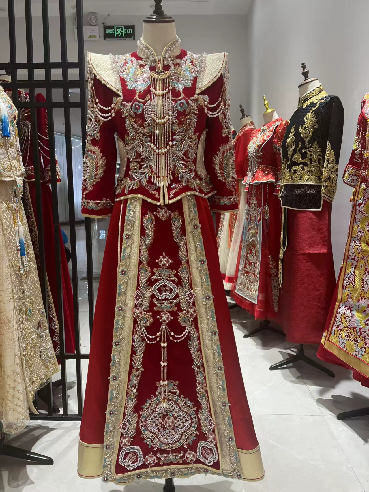 Китайский стиль Сюхэ свадебное платье