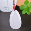 Protective amulet white jade, pendant from Khotan district suitable for men and women