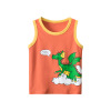 Summer children's vest sleevless, dinosaur, children's clothing, Korean style, new collection