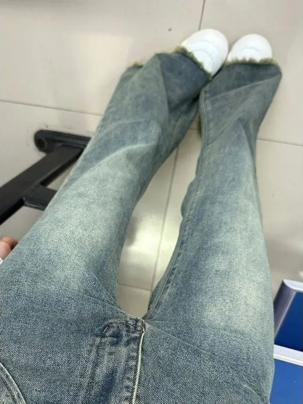 Retro High-Waisted and Low-Waisted Slim-Fit Jeans, New Autumn and Winter Design, Slim-Fit Flared Long Pants, Bootcut Jeans Retro High-Waisted and Low-Waisted Slim-Fit Jeans, New Autumn and Winter Design, Slim-Fit Flared Long Pants, Bootcut Jeans