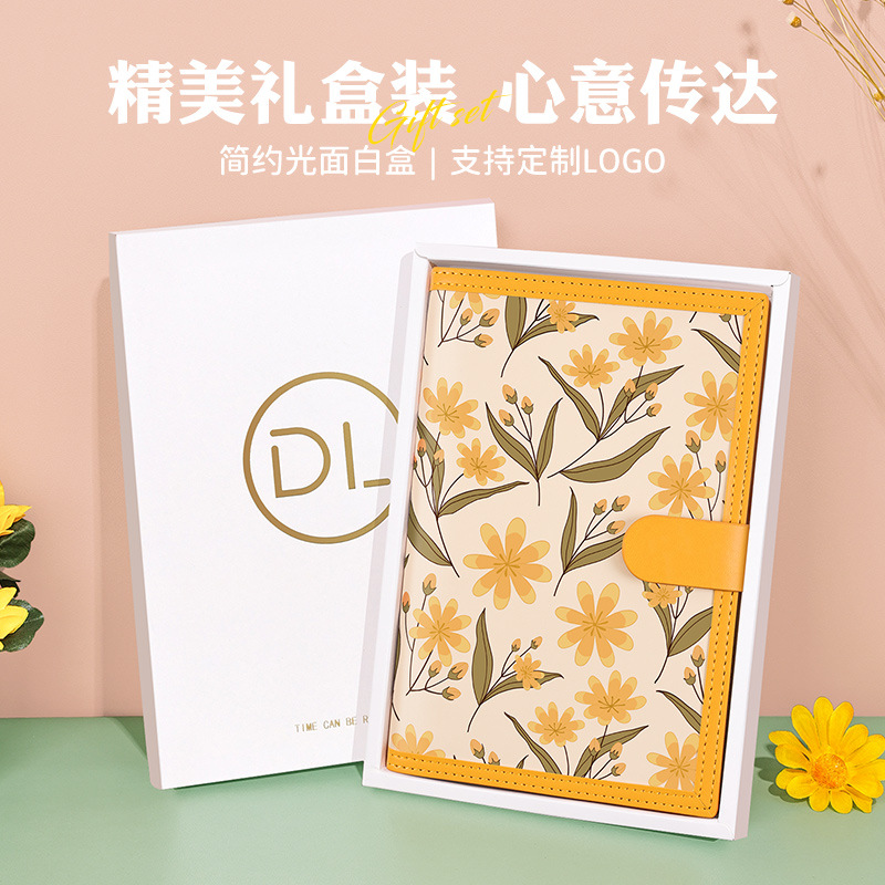 手元帳 A5 高価値日記帳 小さな新鮮な花柄手元帳 女子ノート 学生 箱入り 在庫あり