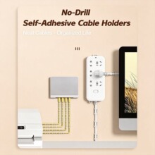 通用电线固定器理线器无痕墙面固定墙面卡扣网线走线排插长线加长