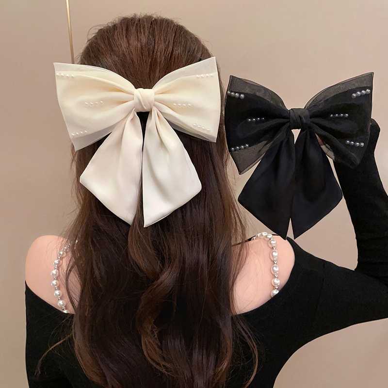 IG Style Elegant Lady Bow Knot Cloth Hair Clip 1 Piece display picture 1