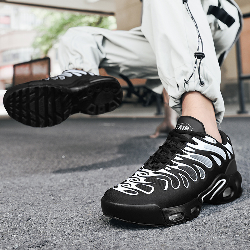 Four Seasons Cross-Border New Sports Shoes Men's Air Cushion Youth Casual Running Shoes Trendy Men's Shoes Daily Comfort Manufacturer Wholesale