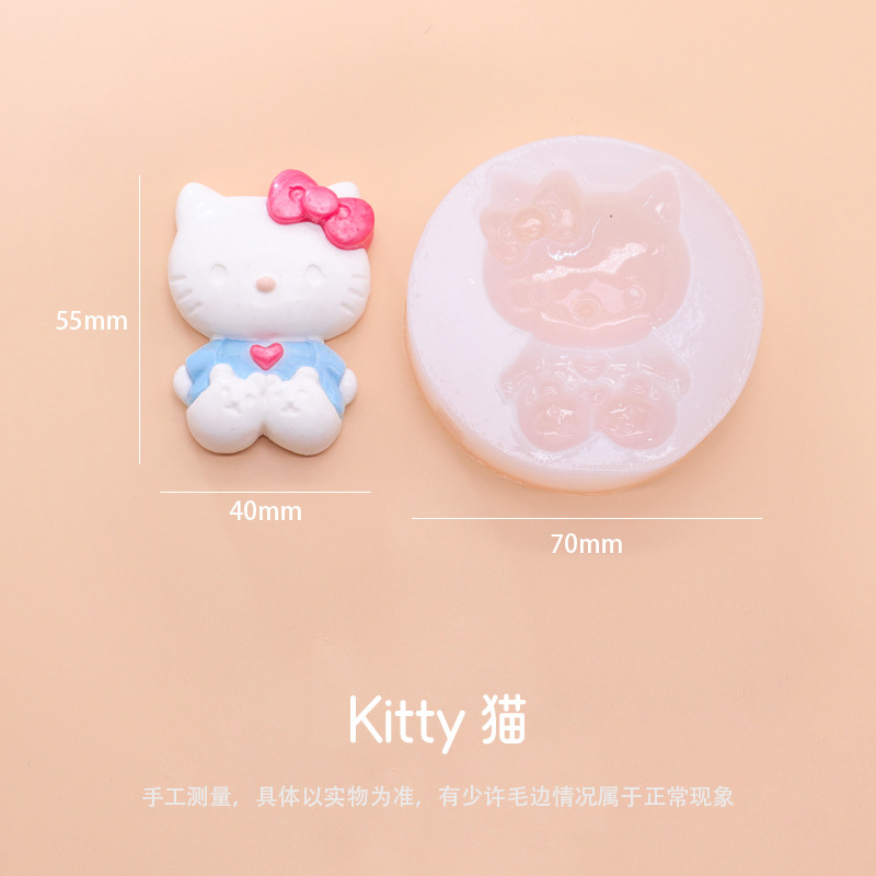 Color europeo fuego pintura sello estrella de silicona Delu amarillo pato lindo molde DIY Goka oso violento Goka alta resistencia a la temperatura