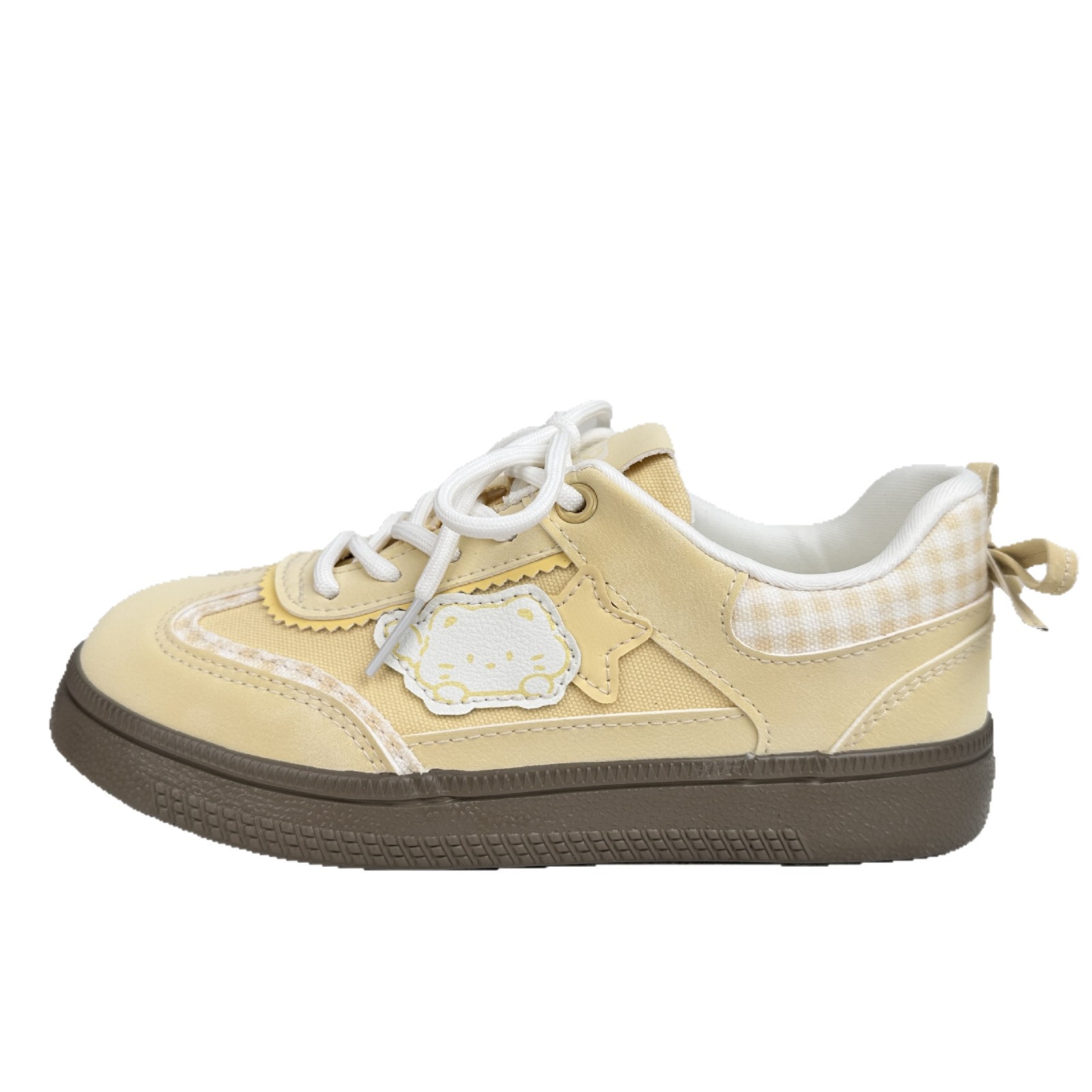 Longwave fondo grueso lienzo puff zapatos blancos zapatos de mujer 2025 verano nuevo estilo universal chic zapatos de entrenamiento de skate