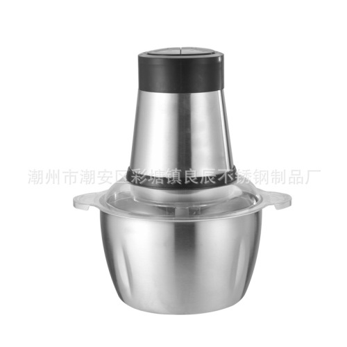 Manufacturer Amazon 304 stainless steel household food supplement machine electric small multi-functional vegetable mincer gift meat grinder