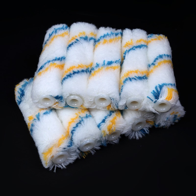 Ayudando a la belleza 4 cepillo de rodillo de esquina pequeña de cuatro pulgadas, cepillo de pintura, sin ángulo muerto, producción de cabezal de pulgar pequeño, núcleo de rodillo de rodillo pequeño