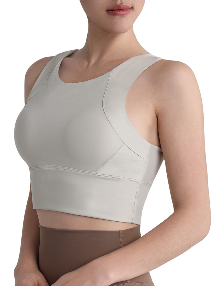 Ropa interior deportiva Pilates Sujetador de fitness de alta resistencia a prueba de golpes para mujer