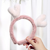 Plush headband, cartoon hairgrip for face washing, hairpins, hair accessory, with little bears, internet celebrity