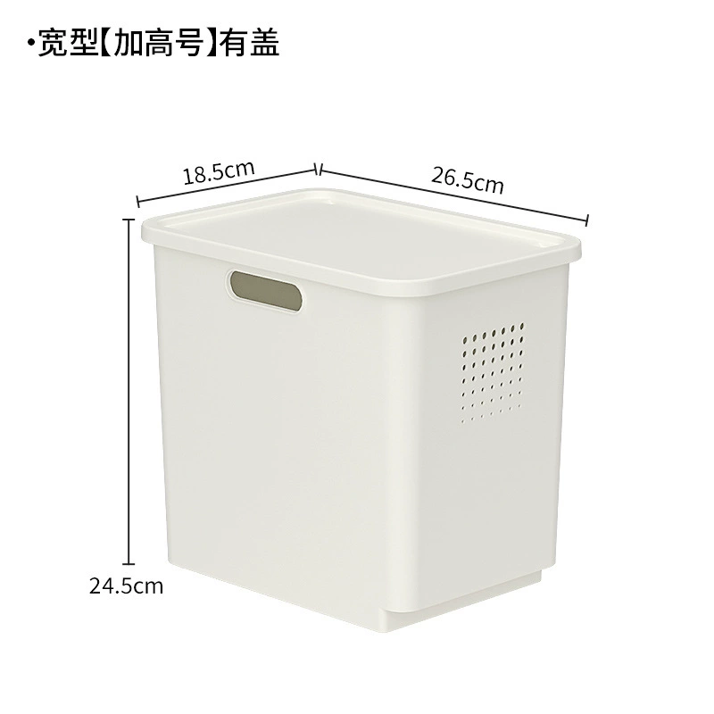 Plastic Storage Basket Box, Stackable Table Storage, Plastic (PP), Multiple Sizes & Lid Options