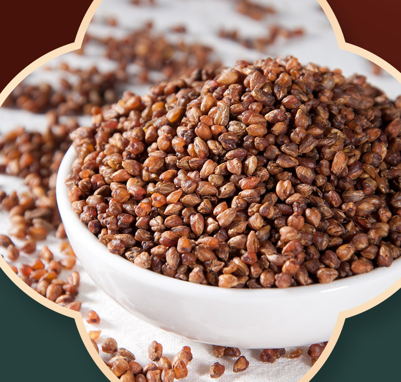 Black Tartary Buckwheat Tea Liangshan Roasted Buckwheat Sprout Herbal Tea 500g Can in use