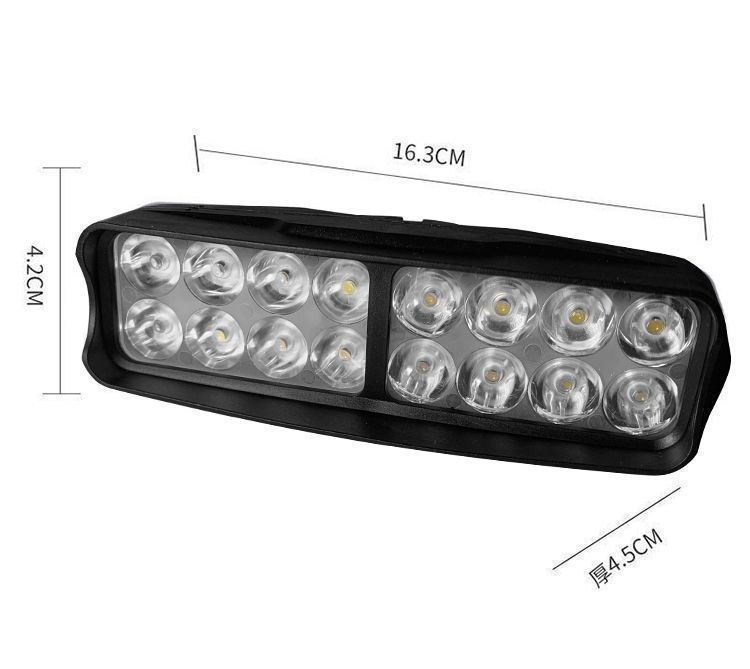 Electric Vehicle Lights, Led Strong Light Driving Lights, Ultra-Bright Motorcycle Headlights, Waterproof 12V-85V Battery Car Headlights