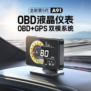 A91 HUD tam LCD OBD cihaz paneli modifikasiyası