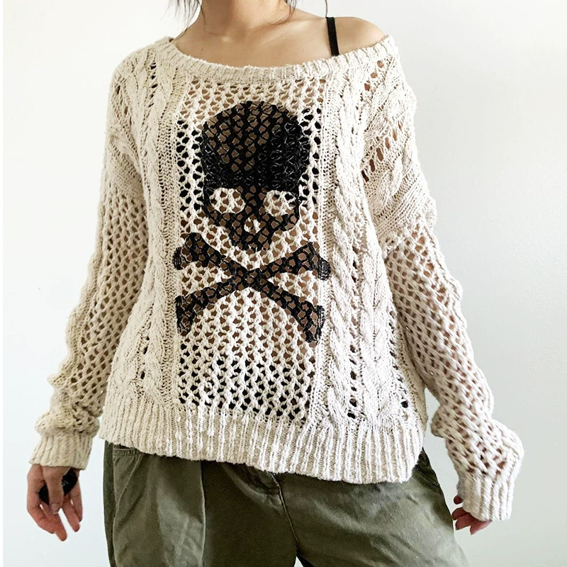 Демисезонный knitted свитер с круглым вырезом, Amazon