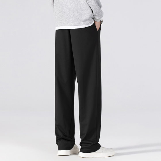 Temu European and American men's loose casual pants spring and summer thin straight long pants OZON sports pants SHEIN manufacturers