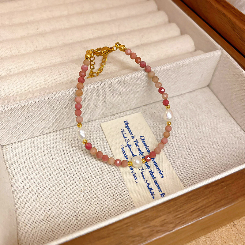 123 brazaletes - oro - Rosa - blanco